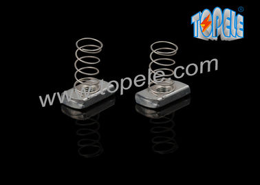 M6, M8, M10 Strut Kanal Fındığı Bahar Fındığı / Galvanizli Çelik Zenkli Çelik Strut Fındıkları / İyi Kaliteli Bahar Fındığı