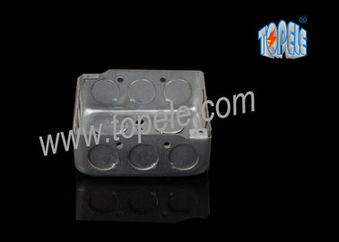 4 x 4 kare elektrikli metal kutusu kanal anahtar kutusu EMT 1 - 1 / 2 &quot; Derinlik