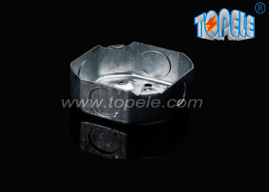 Elektrik boru armatürleri listelenmiş galvanizli çelik sekizgen metal çıkış