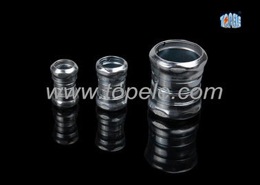 Elektrikli Metal Tüp Bağlantısı / 514B Sink Kaplamali Çelik Sıkıştırma Kopyasından Yapılmış / 1/2 Inç'ten 4 Inç'e