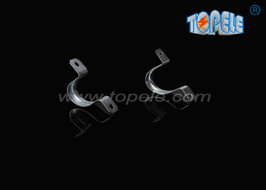 Galvanizli Çelik EMT Kanal Kemeri / Düz Eyer Kemeri İki Delik / Sink Kaplama EMT Kanal Fittings