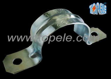 Elektrikli Metal İki Delik EMT Kanal Fittings Kemer 0.5 Inch - 4 Inch