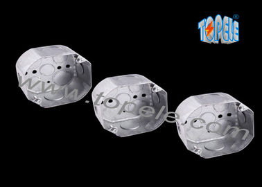 1 - 1 / 2 " Derinlik 4'Galvanize Çelik Elektrik Kutusu Kapakları Kapaklarla