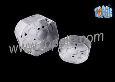 1 - 1 / 2 " Derinlik 4'Galvanize Çelik Elektrik Kutusu Kapakları Kapaklarla