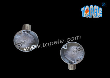 BS4568 dökme esnek demir boru armatürleri/ 25 mm galvanizli terminal tek yönlü kutu / boru kutu
