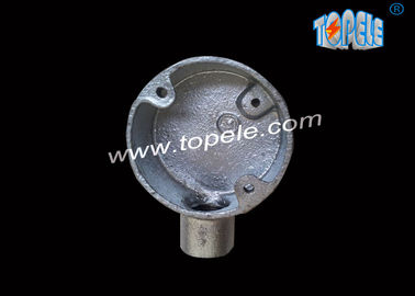 BS4568 dökme esnek demir boru armatürleri/ 25 mm galvanizli terminal tek yönlü kutu / boru kutu