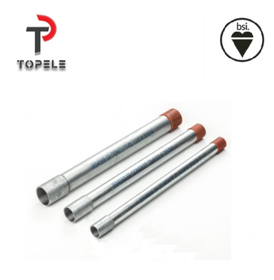 TOPELE Galvanizli Çelik BS4568 Hattı Fittings BS31 GI Hattı Boru