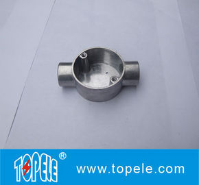 TOPELE 20mm / 25mm BS4568 / BS31 Elektrikli İki Yönlü Dairesel Köşeli Alüminyum Bağlantı Kutusu, Elektrik Hattı Bileşenleri