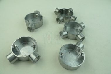 TOPELE 25mm / 32mm BS Elektrik Hattı Galvanize Alüminyum Dairesel Bağlantı Kutusu Hattı Fittings için