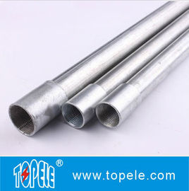 Elektrikli Galvanizli Çelik BS4568 Dönerli GI Tüp, 10 fitlik ipli birleştirme ile
