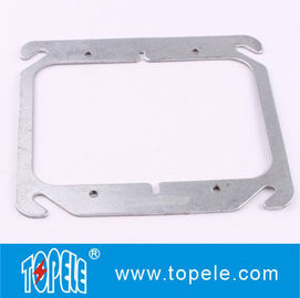 Topele 4 &quot; Düz Blank Kapat Kapak İki Çete Çıkış Kutusu, Galvanize Çelik