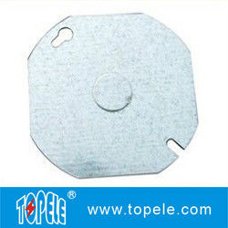 4 inçlik elektrikli metal kapak 54C6 düz sekizgen çelik kapak 1/2 inçlik nokaut