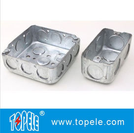 4 &quot; 1-1 / 2 &quot; derin çelik kare / dikdörtgen boru çıkışı bağlantı kutusu, elektrik kutuları ve kapaklar