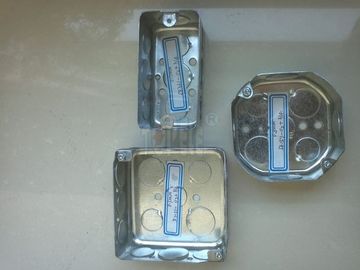 TOPELE 54171, 4 ′′ Sekizgen çelik galvanizli elektrik boru kutuları, 2-1/8 &quot;derin, 1/2 inç Knockou