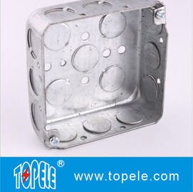 Galvanizli çelik elektrik kutuları ve kapakları / 4 inç kare boru kutuları