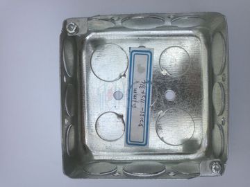 Galvanizli çelik elektrik kutuları ve kapakları / 4 inç kare boru kutuları