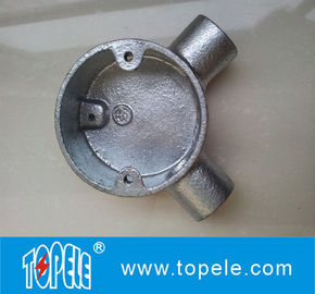 GI BS4568 Hattı Bağlama 20mm 25mm 32mm 90 Angle Way Dairesel Junction Box