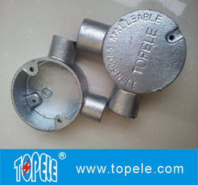 GI BS4568 Hattı Bağlama 20mm 25mm 32mm 90 Angle Way Dairesel Junction Box