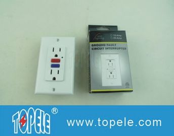 LED gösterge lambası ile 125V Dönüştürmeye Dirençli Ticari Dupleks GFCI Alıcıları