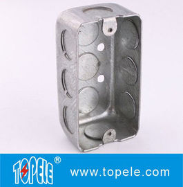 TOPELE 58351 / 58361 / 58371 Galvanizli Çelik Kutusu Dikdörtgen Kullanımlı Kutusu Uygulama Kutusu
