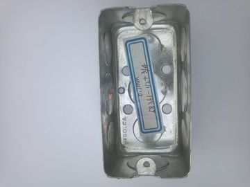 TOPELE 58351 / 58361 / 58371 Galvanizli Çelik Kutusu Dikdörtgen Kullanımlı Kutusu Uygulama Kutusu