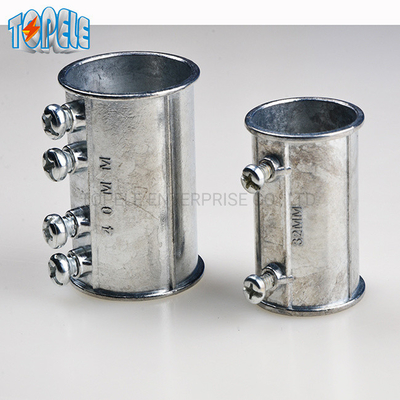 Yapılandırılmış vida türü EMT boru armatürleri 25mm EMT koplama IEC 61386