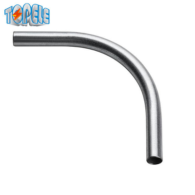 IEC 61386 EMT 90 derece dirseği galvanize / Eletro galvanize boru armatürleri