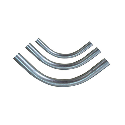 IEC 61386 EMT 90 derece dirseği galvanize / Eletro galvanize boru armatürleri