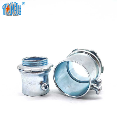 Galvanizli EMT Çelik Çubuk Bağlantıları Sıkıştırma / Çubuk Türü