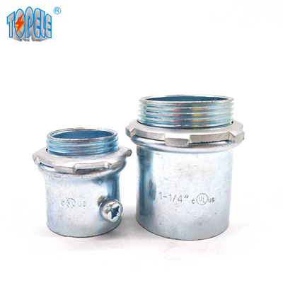 Galvanizli EMT Çelik Çubuk Bağlantıları Sıkıştırma / Çubuk Türü