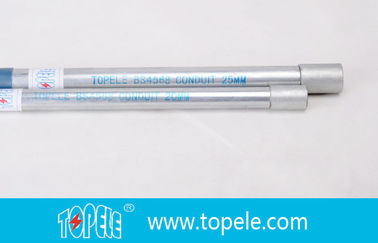 Galvanizli çelik BS4568 boru / BS4568 tüp / GI boru koruyucu kapağı ile