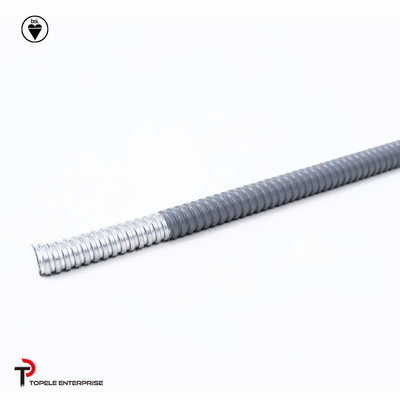 Elektrik Galvanizli Çelik PVC Esnek Hattı Ve Fittings Gri