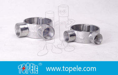 TOPELE 25MM Sıcak Daldırılmış Galvaniz Alüminyum Junction Kutusu / BS4568 Standartları ile Metal Kanal Kutusu/