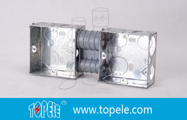 Elektrik Kutusu / 2 kişilik İngiliz Standart Metal Kanal Kutusu PVC ile, Anahtar Kutusu