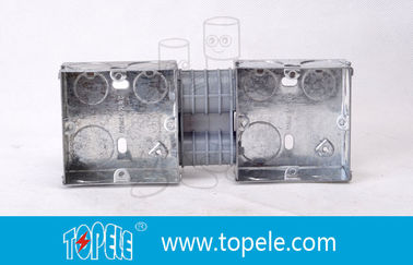 Elektrik Kutusu / 2 kişilik İngiliz Standart Metal Kanal Kutusu PVC ile, Anahtar Kutusu