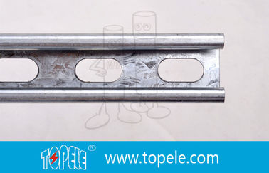 Siyah Galvanizli 41X41MM Unistrut Kanalı, HDG Çukurlu / Basit Strut Kanalı