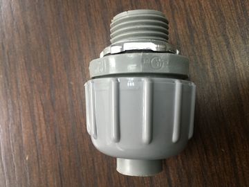 PVC Plastik Metal olmayan Sıvı Sıkı Bağlantı Düz ISO Sertifikasyonu