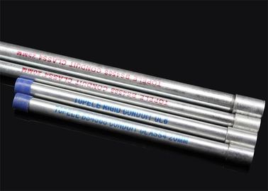 Elektrikli Galvanizli Çelik BS4568 Dönerli GI Tüp, 10 fitlik ipli birleştirme ile