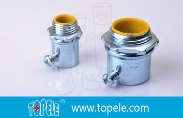 Çelik Dökme Çinko Kaplama EMT Hattı ve Fittings / yalıtımlı konektör