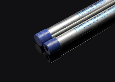 BS 4568 / BS 31 Sıcak Dip Galvanizli Metal Kanal Borusu, Dikişli Sonu ve Kapağıyla