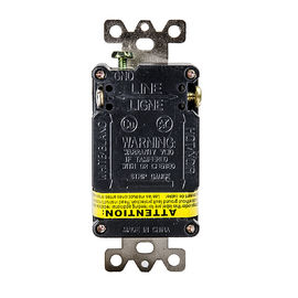 20 amp Gfci Alıcılar ve Çıkış 125 Volt Led Işıklı Hava Duruma Dirençli İzleyici