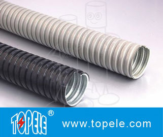 Elektrik Galvanizli Çelik PVC Esnek Hattı Ve Fittings Gri