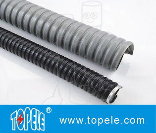 Elektrik Galvanizli Çelik PVC Esnek Hattı Ve Fittings Gri