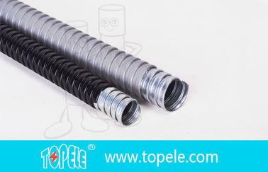Elektrik Galvanizli Çelik PVC Esnek Hattı Ve Fittings Gri