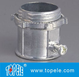 0.5 inç - 4 inç EMT Kablo ve Fittings Set Screw Electrical Coupling Zinc kaplanmış EMT Connector