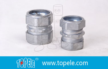EMT Sıkıştırma Koplamaları Çinko,Set-Vuruşlu EMT Kanal Fittings Çinko Die Cast EMT Sıkıştırma Koplamaları