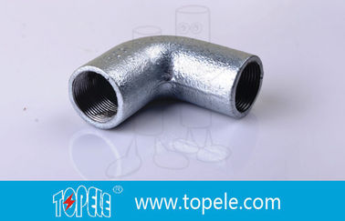 25mm BS4568 Tüp Fittings Yapışkan Demir Katı Dirseği 90 Derece Boru Eğilmiş