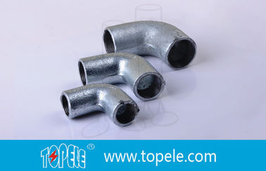 25mm BS4568 Tüp Fittings Yapışkan Demir Katı Dirseği 90 Derece Boru Eğilmiş