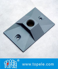 Üç Delik Elektrik Hava Duruma Karşı Düzgen Kapaklar Alüminyum Gaskets &amp; vidalar