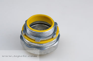1/2 &quot; - 4 &quot; Zenk Sıvı Sarı / Mavi Doluşlu Sıkı Düz Bağlayıcı
